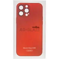 Чехол TPU+Glass Sapphire matte case для Apple iPhone 14 Plus (6.7") Cola Red