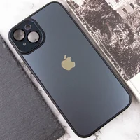 Чехол TPU+Glass Sapphire Midnight для Apple iPhone 14 Plus (6.7") Черный / Black