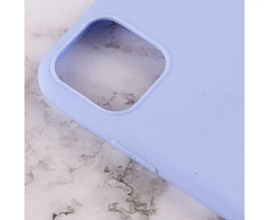 Силіконовий чохол Candy для Apple iPhone 14 Plus (6.7") Синій / Lilac Blue