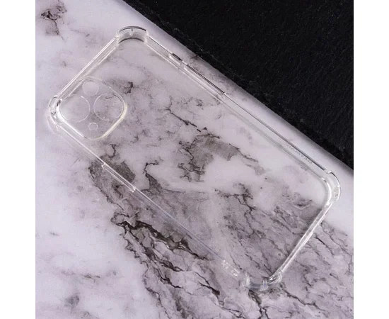 TPU чехол GETMAN Ease logo усиленные углы для Apple iPhone 14 Plus (6.7") Бесцветный (прозрачный)