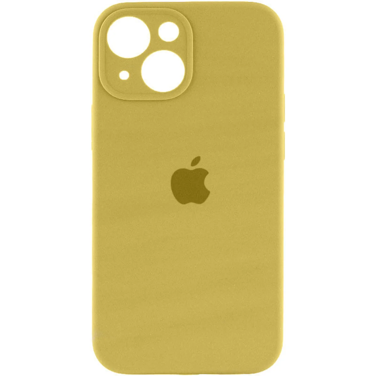 Чохол Silicone Case Full Camera Protective (AA) Apple iPhone 14 Plus (6.7") Жовтий / Mellow Yellow