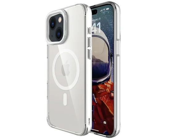 Чехол TPU Space Case Apex with MagSafe для Apple iPhone 14 Plus / 15 Plus (6.7") Silver