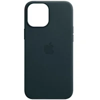 Кожаный чехол Leather Case (AAA) with MagSafe для Apple iPhone 14 Plus (6.7") Forest Green