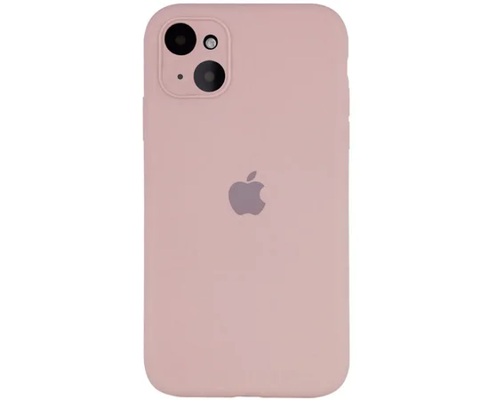 Чохол Silicone Case Full Camera Protective (AA) Apple iPhone 14 Plus (6.7") Рожевий / Pink Sand