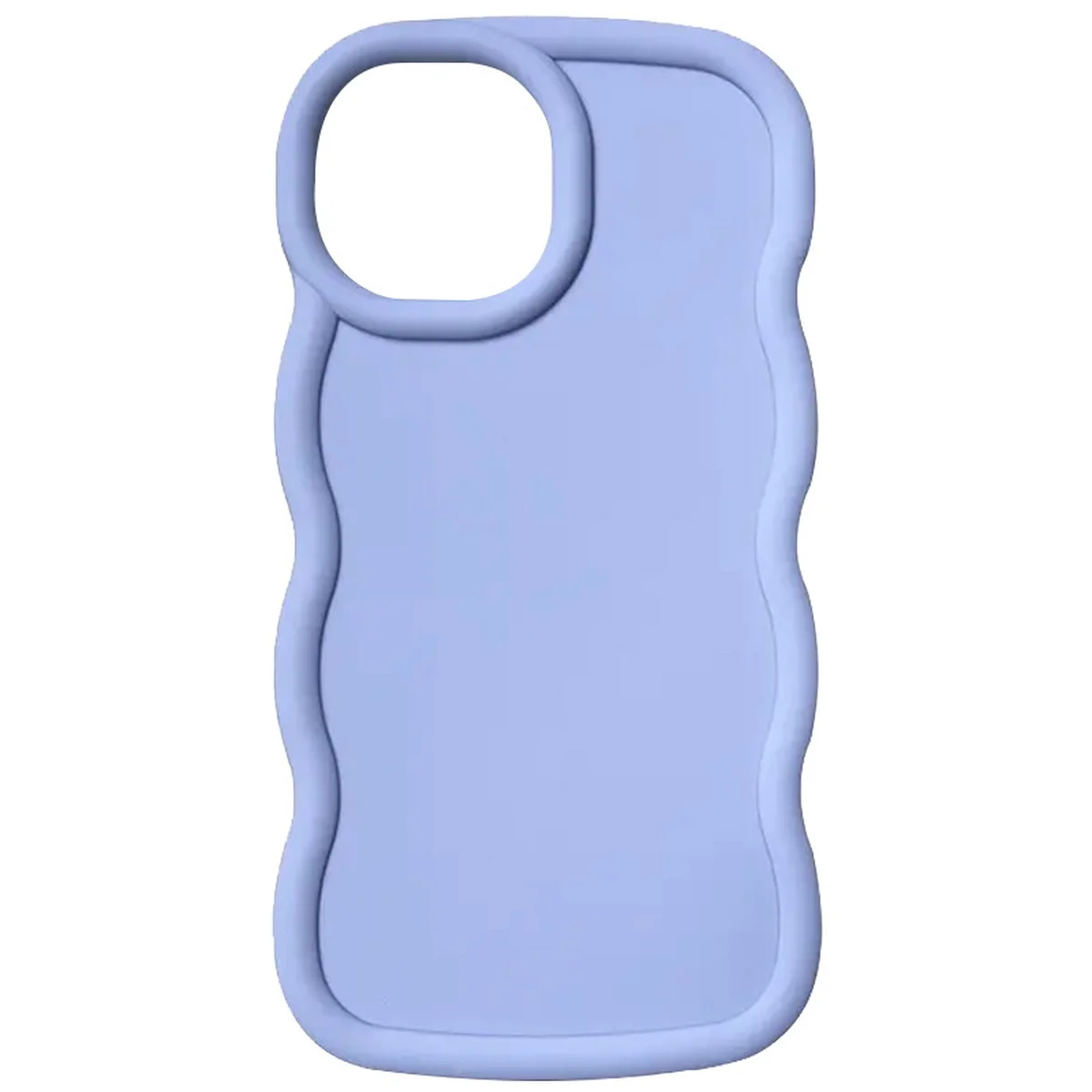 Чехол TPU Ripple для Apple iPhone 14 Plus / 15 Plus (6.7") Lilac Blue