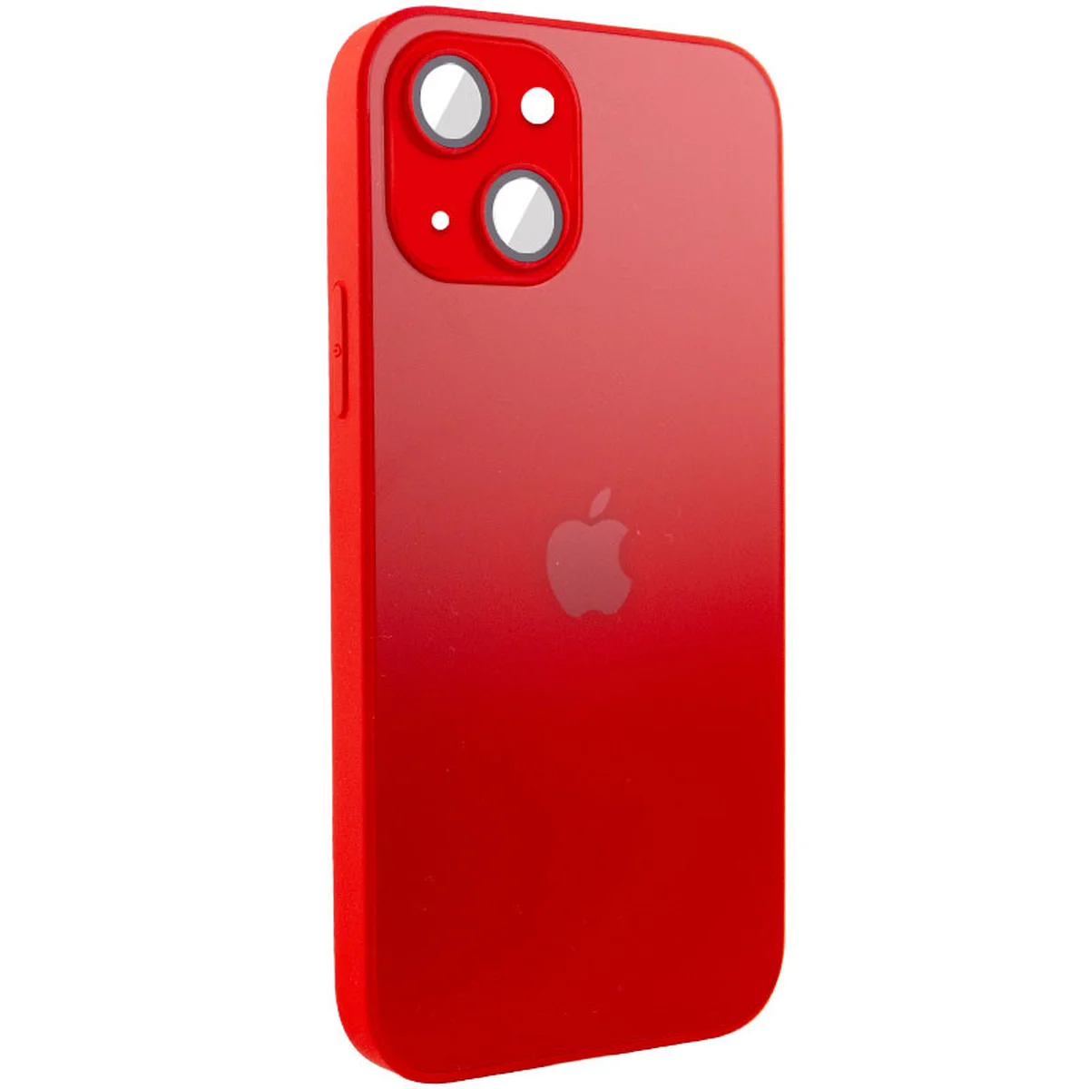 Чехол TPU+Glass Sapphire matte case для Apple iPhone 14 Plus (6.7") Cola Red