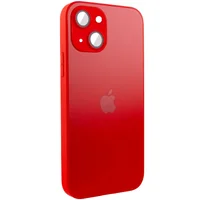 Чехол TPU+Glass Sapphire matte case для Apple iPhone 14 Plus (6.7") Cola Red