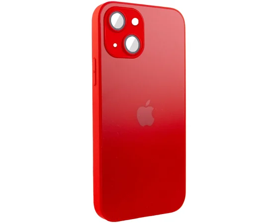 Чехол TPU+Glass Sapphire matte case для Apple iPhone 14 Plus (6.7") Cola Red