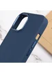 TPU чехол Bonbon Metal Style для Apple iPhone 14 Plus (6.7") Синий / Cosmos blue