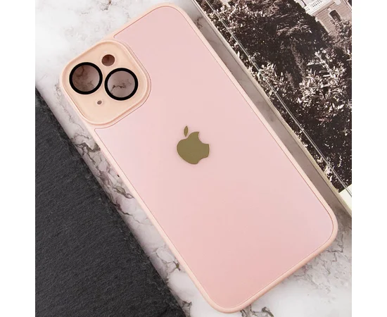 Чехол TPU+Glass Sapphire Midnight для Apple iPhone 14 Plus (6.7") Розовый / Pink Sand