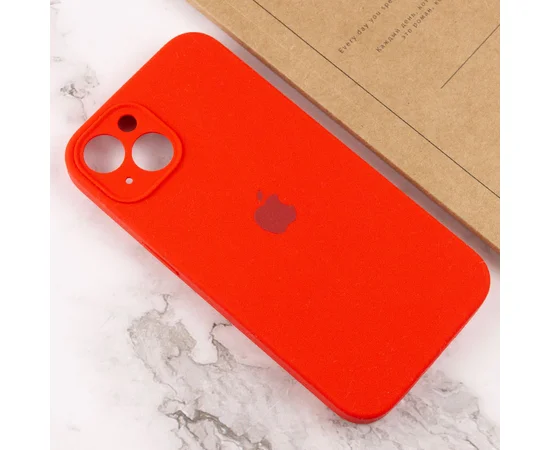Чехол Silicone Case Full Camera Protective (AA) для Apple iPhone 14 Plus (6.7") Красный / Red