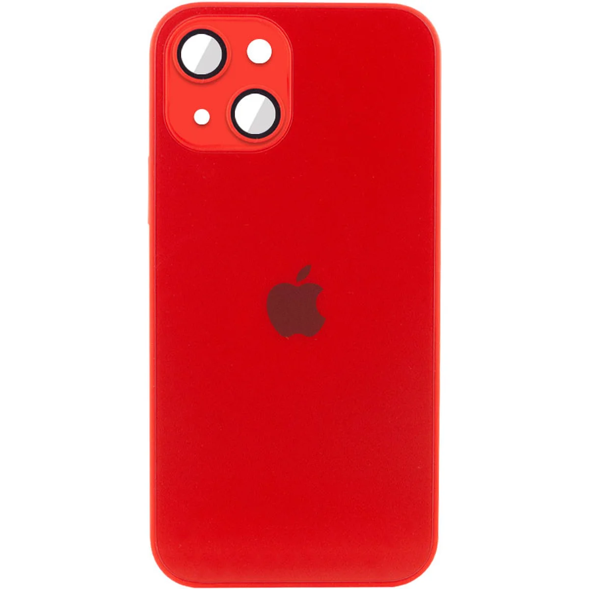 Чехол TPU+Glass Sapphire matte case для Apple iPhone 14 Plus (6.7") Cola Red