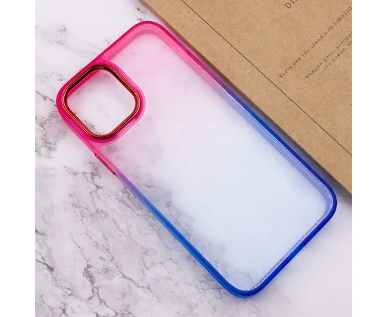 Чохол TPU+PC Fresh sip series для Apple iPhone 14 Plus (6.7") Синій / Рожевий