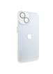 Чехол TPU+Glass Sapphire Midnight для Apple iPhone 14 Plus (6.7") Белый / White