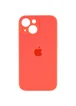 Чехол Silicone Case Full Camera Protective (AA) для Apple iPhone 14 Plus (6.7") Оранжевый / Pink citrus