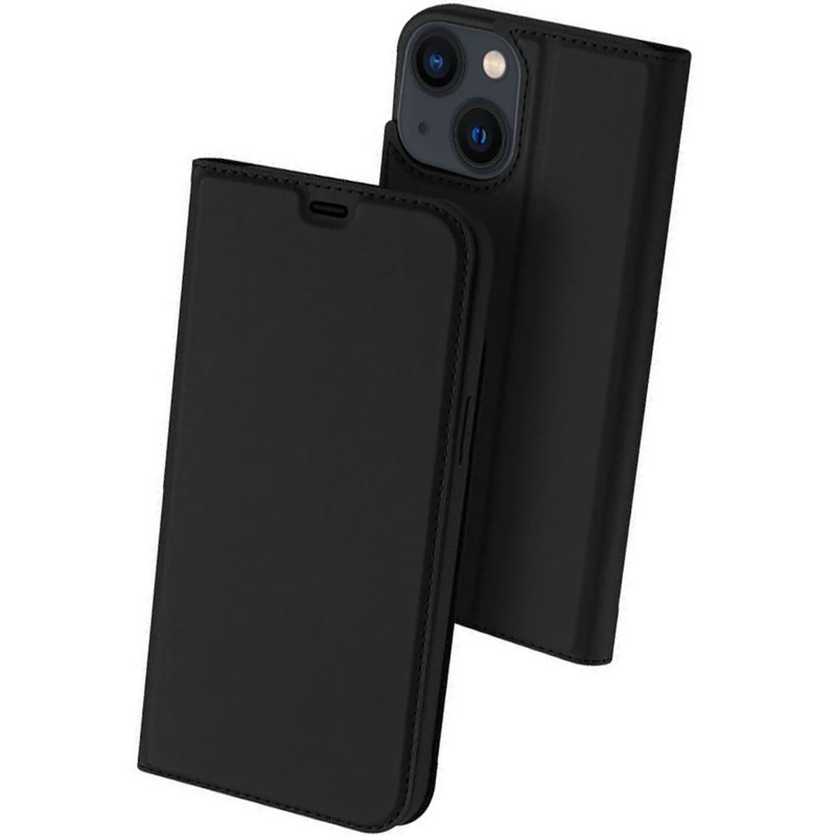 Чехол-книжка Dux Ducis с карманом для визиток для Apple iPhone 14 Plus (6.7") Черный