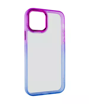 Чехол TPU+PC Fresh sip series для Apple iPhone 14 Plus (6.7") Синий / Фиолетовый