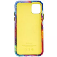 Шкіряний чохол Colour Splash для Apple iPhone 14 Plus (6.7") Yellow / Red