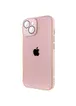 Чехол TPU+Glass Sapphire Midnight для Apple iPhone 14 Plus (6.7") Розовый / Pink Sand