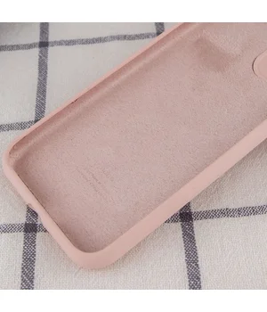 Чохол Silicone Case Full Camera Protective (AA) Apple iPhone 14 Plus (6.7") Рожевий / Pink Sand