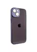 Чехол TPU+Glass Sapphire Midnight для Apple iPhone 14 Plus (6.7") Фиолетовый / Deep Purple