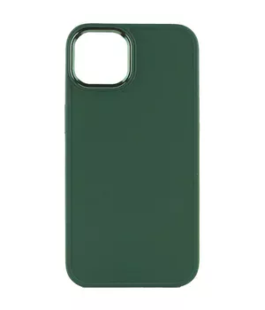 TPU чохол Bonbon Metal Style для Apple iPhone 14 Plus (6.7") Зелений / Pine green