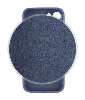 Чехол Silicone Case Full Camera Protective (AA) для Apple iPhone 14 Plus (6.7") Синий / Deep navy