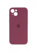 Чохол Silicone Case Full Camera Protective (AA) для Apple iPhone 14 Plus (6.7") Бордовий / Plum