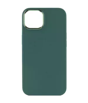 TPU чохол Bonbon Metal Style для Apple iPhone 14 Plus (6.7") Зелений / Army green