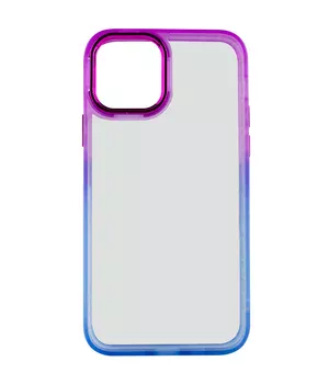 Чехол TPU+PC Fresh sip series для Apple iPhone 14 Plus (6.7") Синий / Фиолетовый