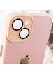Чехол TPU+Glass Sapphire Midnight для Apple iPhone 14 Plus (6.7") Розовый / Pink Sand