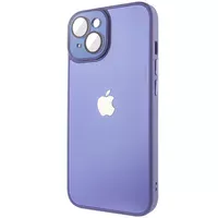 Чохол TPU+Glass Sapphire Midnight для Apple iPhone 14 Plus (6.7") Бузковий / Dasheen