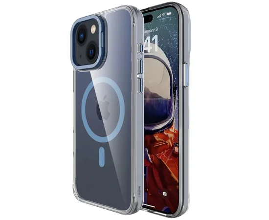 Чехол TPU Space Case Apex with MagSafe для Apple iPhone 14 Plus / 15 Plus (6.7") Navy Blue