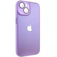 Чохол TPU+Glass Sapphire Midnight для Apple iPhone 14 Plus (6.7") Бузковий / Lilac