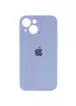 Чехол Silicone Case Full Camera Protective (AA) для Apple iPhone 14 Plus (6.7") Голубой / Lilac Blue