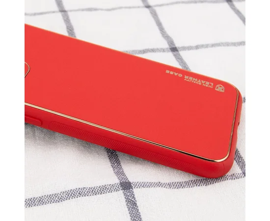 Кожаный чехол Xshield для Apple iPhone 14 Plus (6.7") Красный / Red