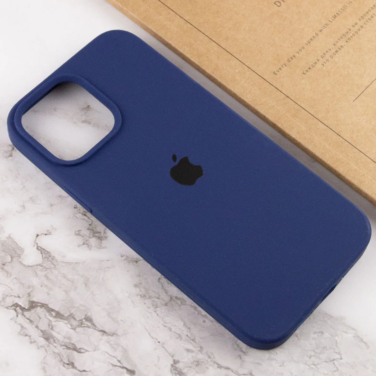 Чехол Silicone Case Full Protective (AA) для Apple iPhone 14 Plus (6.7") Синий / Deep navy
