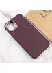 TPU чохол Bonbon Metal Style для Apple iPhone 14 Plus (6.7") Бордовий / Plum
