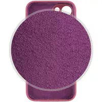 Чехол Silicone Case Full Camera Protective (AA) для Apple iPhone 14 Plus (6.7") Бордовый / Plum