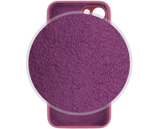 Чохол Silicone Case Full Camera Protective (AA) для Apple iPhone 14 Plus (6.7") Бордовий / Plum