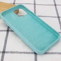 Чехол Silicone Case Full Protective (AA) для Apple iPhone 14 Plus (6.7") Бирюзовый / Marine Green