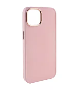 TPU чехол Bonbon Metal Style для Apple iPhone 14 Plus (6.7") Розовый / Light pink