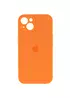 Чехол Silicone Case Full Camera Protective (AA) для Apple iPhone 14 Plus (6.7") Оранжевый / Kumquat