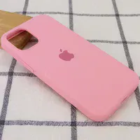 Чехол Silicone Case Full Protective (AA) для Apple iPhone 14 Plus (6.7") Розовый / Light pink