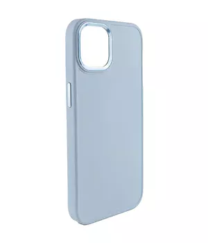 TPU чохол Bonbon Metal Style для Apple iPhone 14 Plus (6.7") Блакитний / Mist blue
