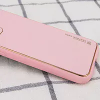 Кожаный чехол Xshield для Apple iPhone 14 Plus (6.7") Розовый / Pink