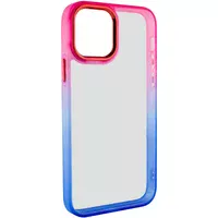 Чохол TPU+PC Fresh sip series для Apple iPhone 14 Plus (6.7") Синій / Рожевий