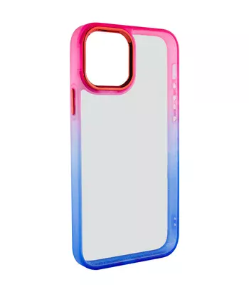Чохол TPU+PC Fresh sip series для Apple iPhone 14 Plus (6.7") Синій / Рожевий
