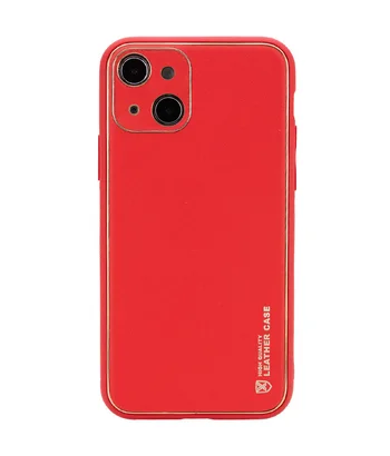 Шкіряний чохол Xshield для Apple iPhone 14 Plus (6.7") Червоний / Red