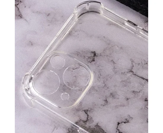 TPU чехол GETMAN Ease logo усиленные углы для Apple iPhone 14 Plus (6.7") Бесцветный (прозрачный)